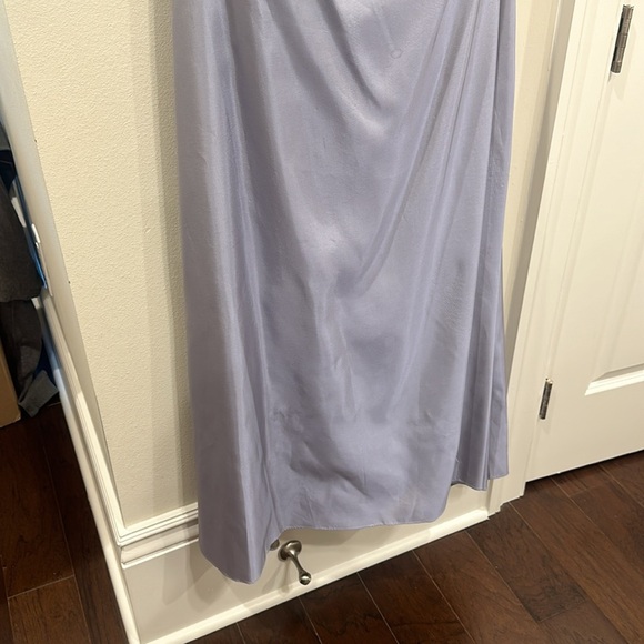 Vera Wang Maids ice blue strapless gown - size 4 - Picture 5 of 11
